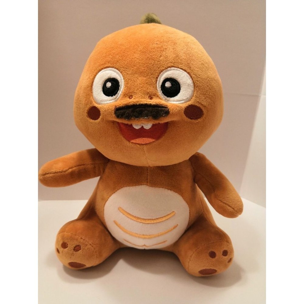 VIP Kid Stuffed Dinosaur Plush Dino Daily 10” Dad Bacon Brown